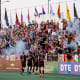 Detroit City FC plays its home games at Hamtramck's Keyworth Stadium, which the club's supporters helped rebuild. 